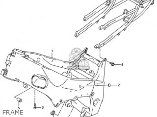 FRAME - GSXR600 2001 (K1) USA (E03)