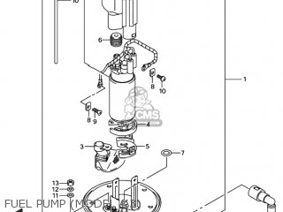 FUEL PUMP (MODEL K3) - GSXR600 2002 (K2) USA (E03)