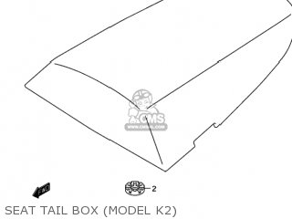 SEAT TAIL BOX (MODEL K2) - GSXR600 2002 (K2) USA (E03)