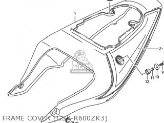 FRAME COVER (GSX-R600ZK3) - GSXR600 2003 (K3) USA (E03)