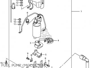 FUEL PUMP (MODEL K1) - GSXR600 2003 (K3) USA (E03)