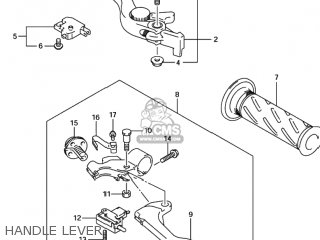 HANDLE LEVER - GSXR600 2003 (K3) USA (E03)
