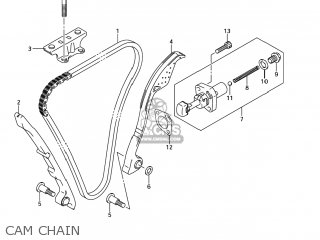 CAM CHAIN - GSXR600 2004 (K4) USA (E03)