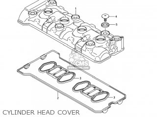 CYLINDER HEAD COVER - GSXR600 2004 (K4) USA (E03)