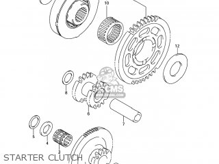 STARTER CLUTCH - GSXR600 2004 (K4) USA (E03)