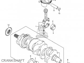 CRANKSHAFT - GSXR600 2005 (K5) USA (E03)