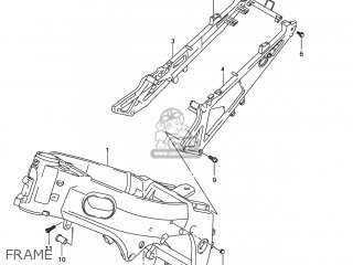 FRAME - GSXR600 2005 (K5) USA (E03)