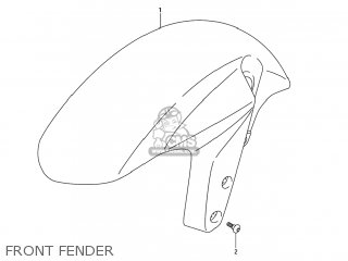 FRONT FENDER - GSXR600 2005 (K5) USA (E03)