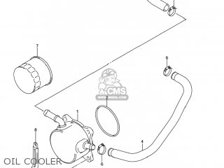 OIL COOLER - GSXR600 2005 (K5) USA (E03)