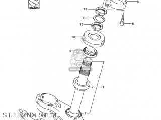 STEERING STEM - GSXR600 2005 (K5) USA (E03)