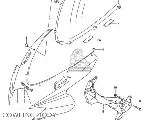 Suzuki GSXR600 2006 (K6) USA (E03) parts lists and schematics