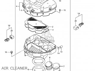 AIR CLEANER - GSXR600 2006 (K6) USA (E03)