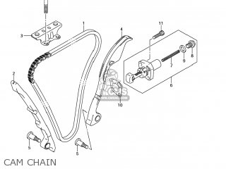 CAM CHAIN - GSXR600 2006 (K6) USA (E03)