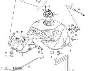 FUEL TANK - GSXR600 2006 (K6) USA (E03)