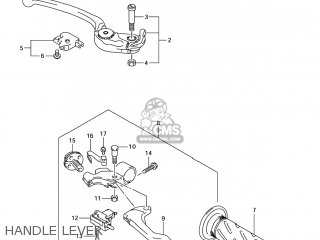 HANDLE LEVER - GSXR600 2006 (K6) USA (E03)