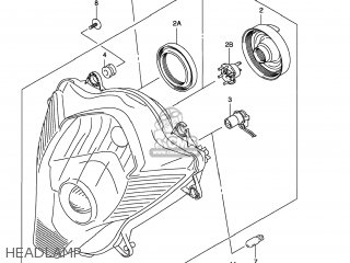 HEADLAMP - GSXR600 2006 (K6) USA (E03)