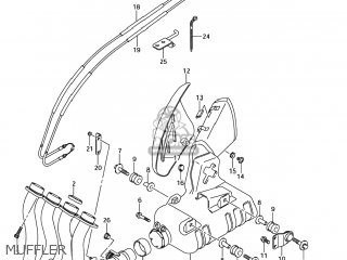 MUFFLER - GSXR600 2006 (K6) USA (E03)