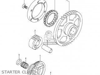 STARTER CLUTCH - GSXR600 2006 (K6) USA (E03)