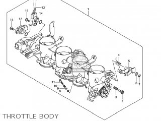 THROTTLE BODY - GSXR600 2006 (K6) USA (E03)