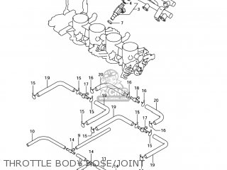 THROTTLE BODY HOSE/JOINT - GSXR600 2006 (K6) USA (E03)