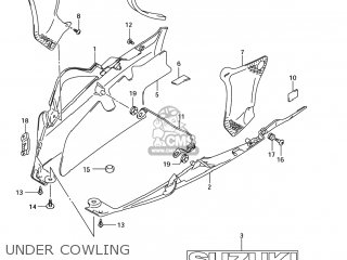 UNDER COWLING - GSXR600 2006 (K6) USA (E03)