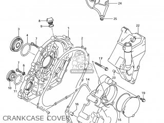 CRANKCASE COVER - GSXR600 2007 (K7) USA (E03)