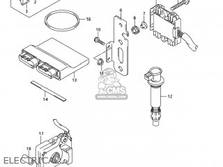 ELECTRICAL - GSXR600 2007 (K7) USA (E03)