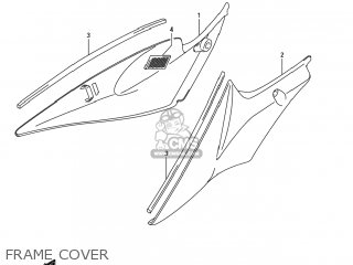 FRAME COVER - GSXR600 2007 (K7) USA (E03)