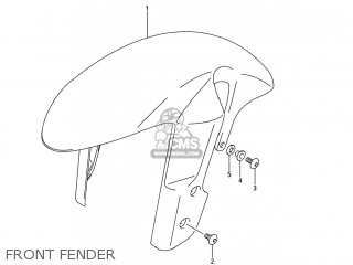 FRONT FENDER - GSXR600 2007 (K7) USA (E03)