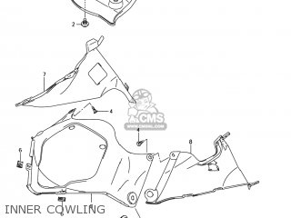 INNER COWLING - GSXR600 2007 (K7) USA (E03)