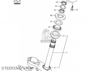 STEERING STEM - GSXR600 2007 (K7) USA (E03)