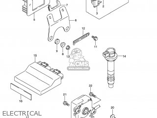 ELECTRICAL - GSXR600 2008 (K8) USA (E03)