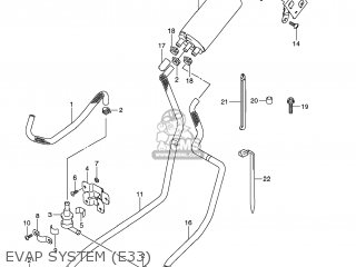 EVAP SYSTEM (E33) - GSXR600 2008 (K8) USA (E03)