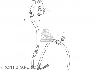 FRONT BRAKE HOSE - GSXR600 2008 (K8) USA (E03)