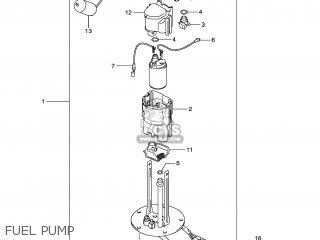 FUEL PUMP - GSXR600 2008 (K8) USA (E03)