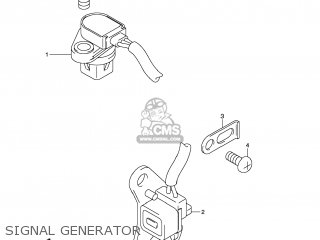 SIGNAL GENERATOR - GSXR600 2008 (K8) USA (E03)