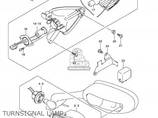 TURNSIGNAL LAMP - GSXR600 2008 (K8) USA (E03)