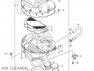 AIR CLEANER - GSXR600 2009 (K9) USA (E03)