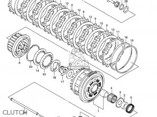 CLUTCH - GSXR600 2009 (K9) USA (E03)