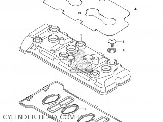 CYLINDER HEAD COVER - GSXR600 2009 (K9) USA (E03)