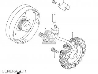 GENERATOR - GSXR600 2009 (K9) USA (E03)