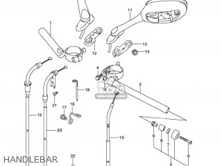 HANDLEBAR - GSXR600 2009 (K9) USA (E03)