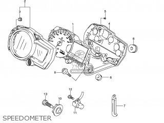 SPEEDOMETER - GSXR600 2009 (K9) USA (E03)