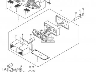 TAIL LAMP - GSXR600 2009 (K9) USA (E03)