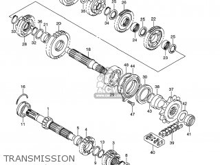 TRANSMISSION - GSXR600 2009 (K9) USA (E03)