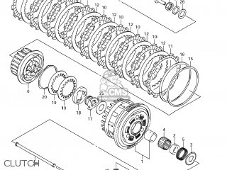 CLUTCH - GSXR600 2011 (L1) USA (E03)