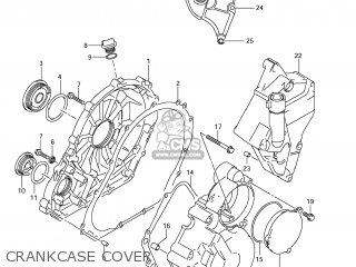 CRANKCASE COVER - GSXR600 2011 (L1) USA (E03)