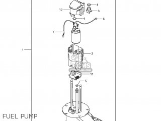 FUEL PUMP - GSXR600 2011 (L1) USA (E03)