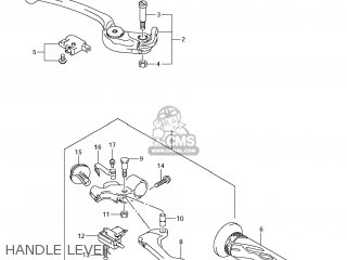 HANDLE LEVER - GSXR600 2011 (L1) USA (E03)