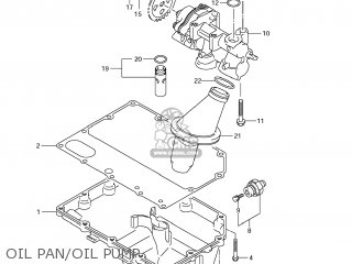 OIL PAN/OIL PUMP - GSXR600 2011 (L1) USA (E03)